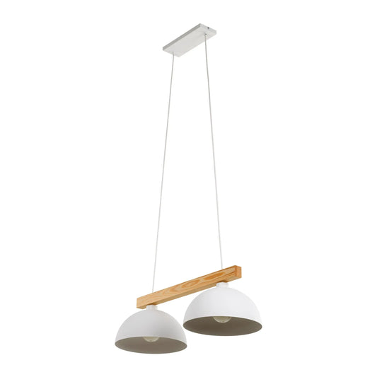 OSLO White Scandinavian Pendant Light 2 LumoCrafts