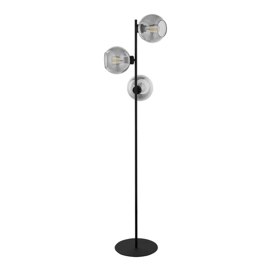 CUBUS Graphite Scandinavian Floor Lamp LumoCrafts