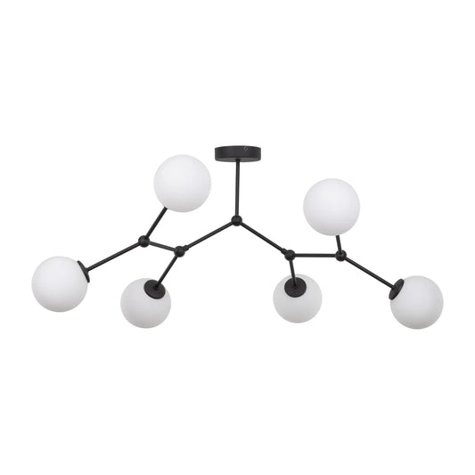 FAIRY Black Scandinavian Ceiling Lamp 6 LumoCrafts