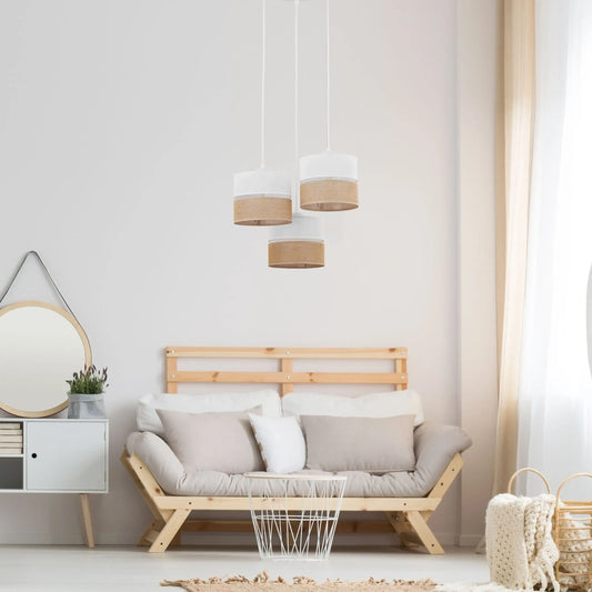 LINOBIANCO Natural Pendant Light 3 LumoCrafts
