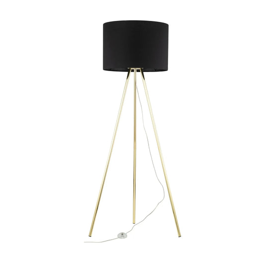 UMBERTO Black Modern Floor Lamp LumoCrafts