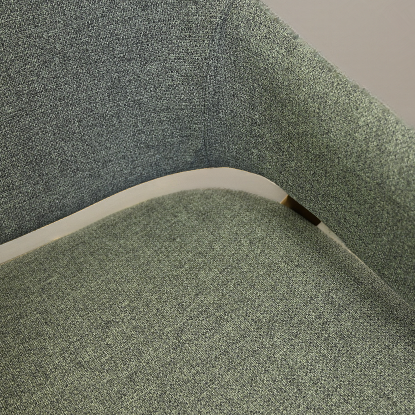 BEAUMONT Solid Wood Dining Chair, Green