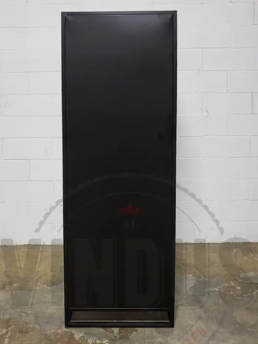 Armoire 3 tiroirs bois de manguier et structure d'acier noir