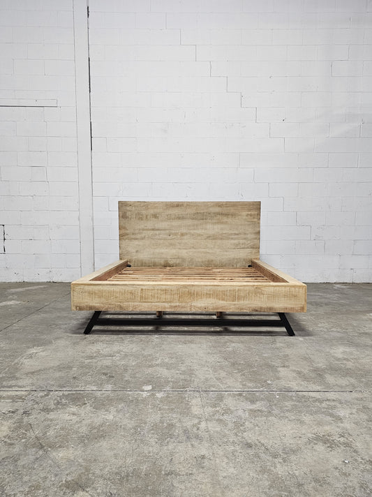 Solid Mango Wood Queen Bed Frame