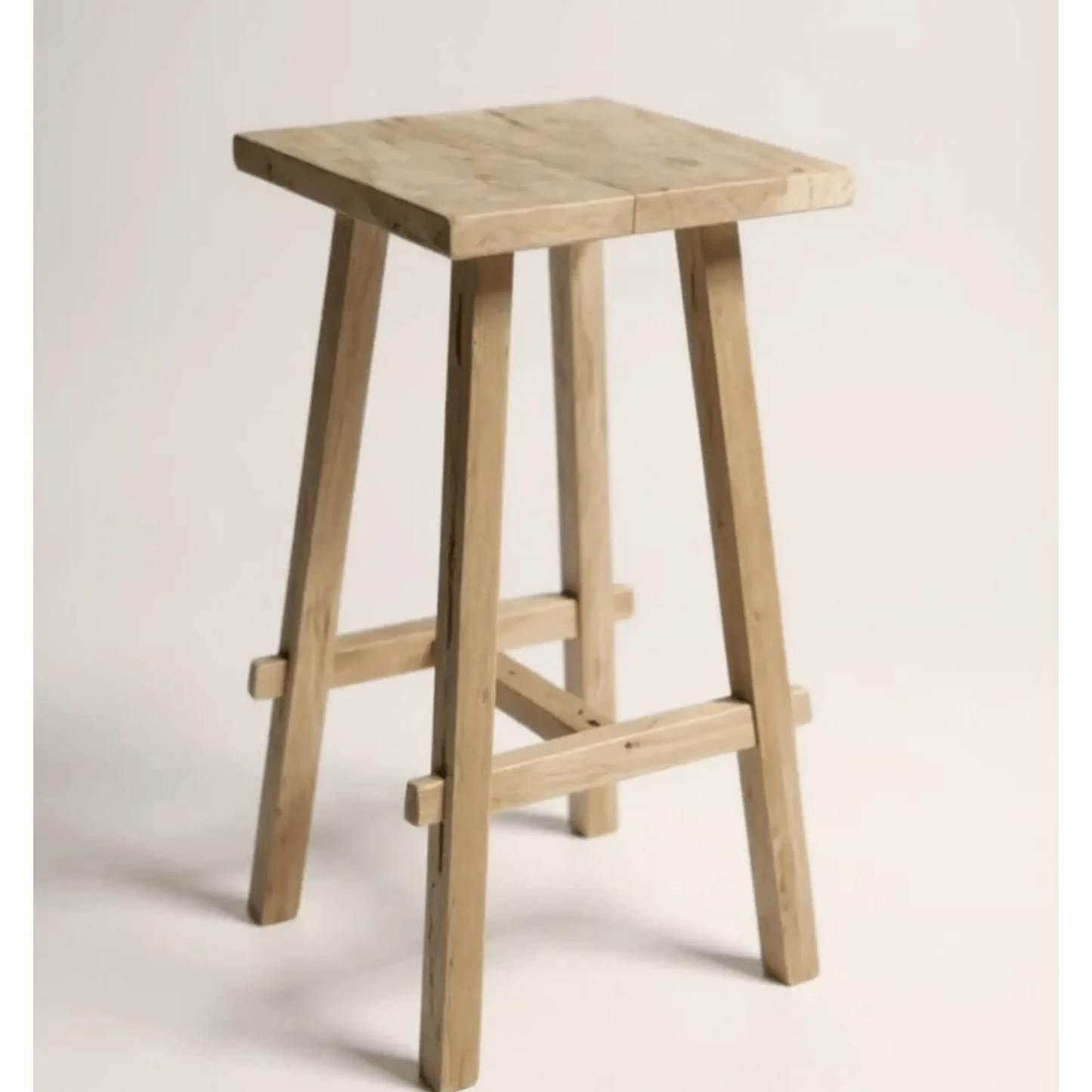 Tabouret de comptoir Artisan en teck recyclé