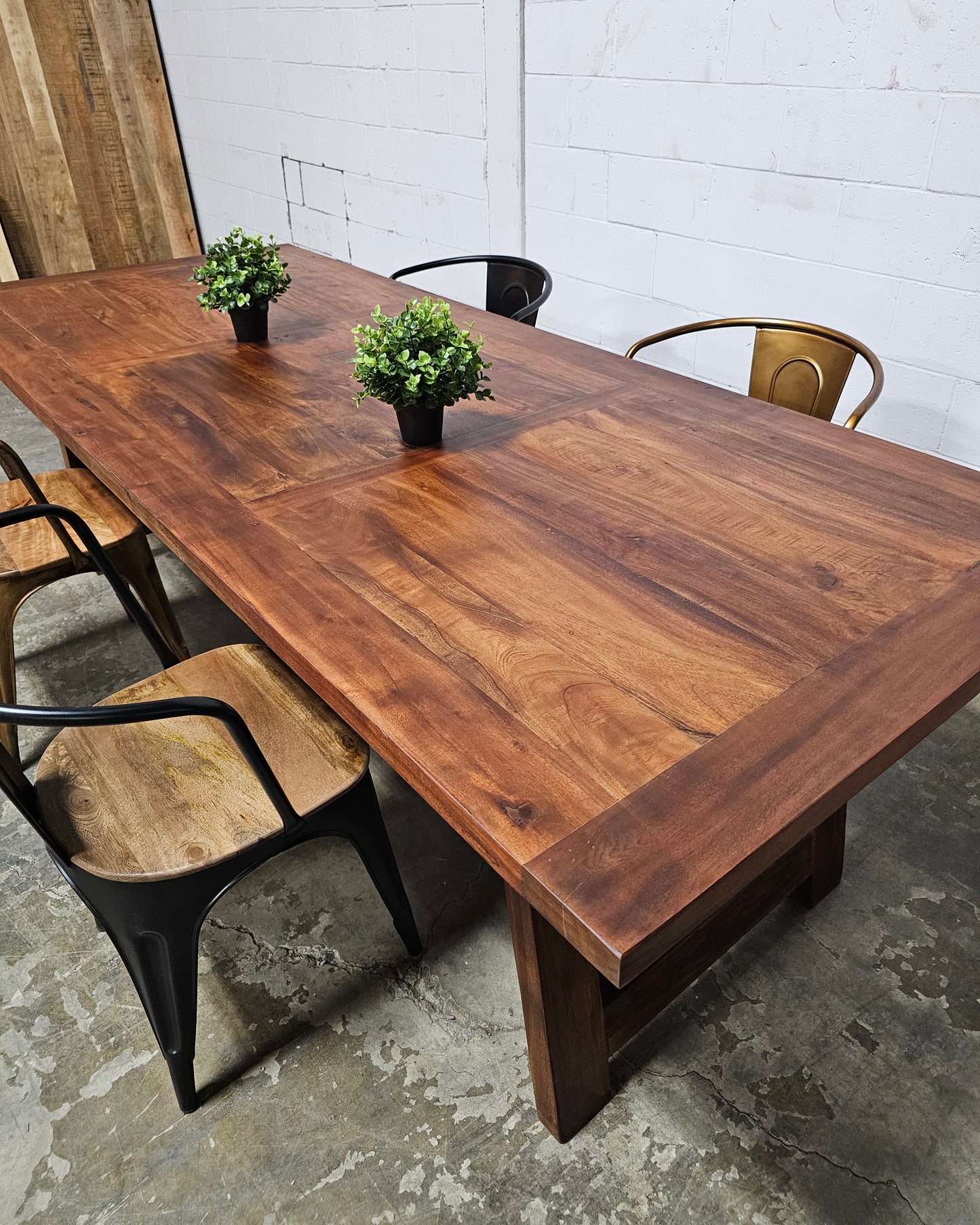 Anzio Dining Table in Recycled Wood