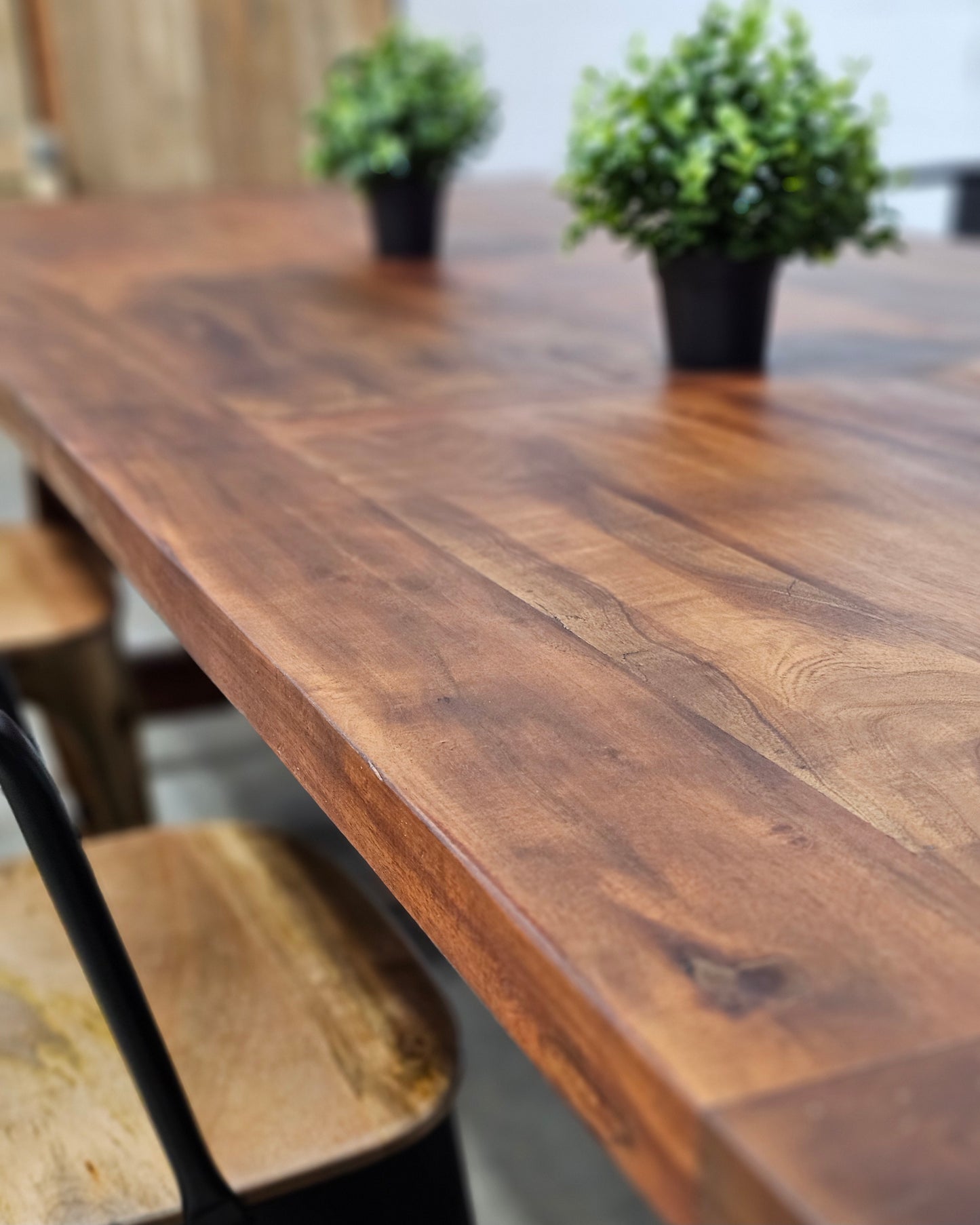 Anzio Dining Table in Recycled Wood