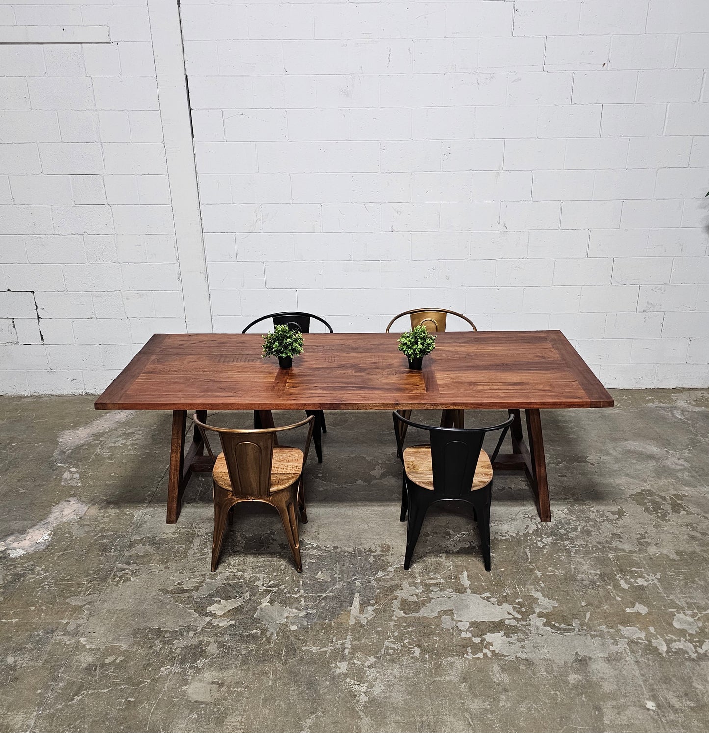 Anzio Dining Table in Recycled Wood
