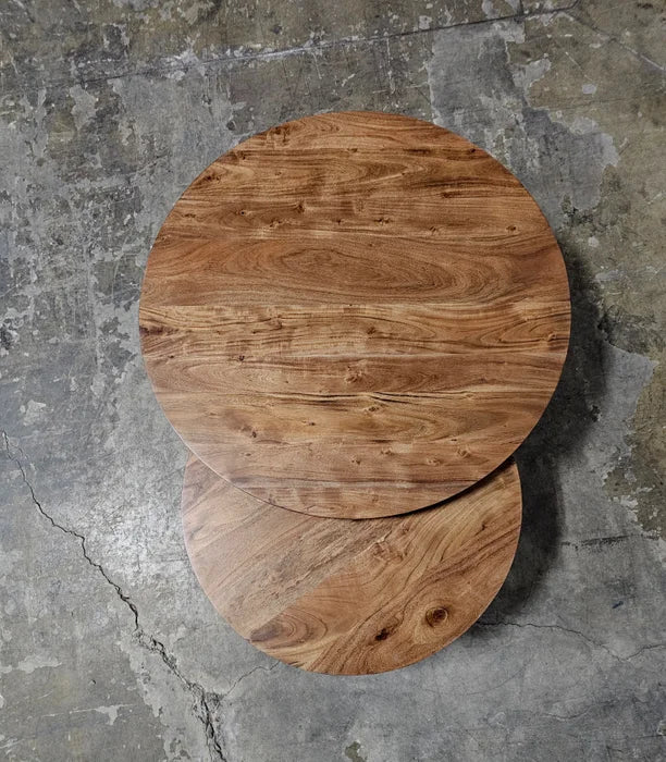 Acacia Wood Nesting Coffee Tables (Natural)