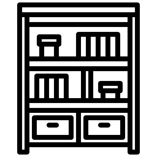 Armoire-Étagère-Bibliothèque