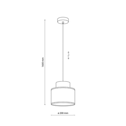 DUO White Jute Natural Pendant Light LumoCrafts