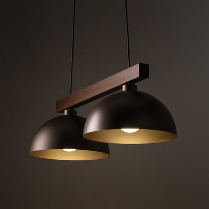 OSLO Brown Scandinavian Pendant Light 2