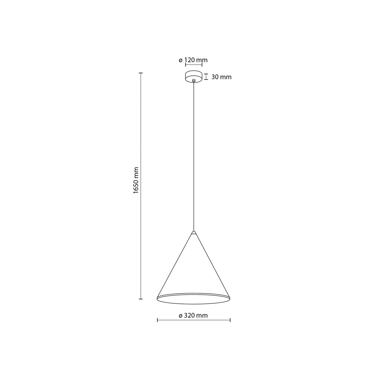 CONO Modern Minimalist Pendant Light L LumoCrafts