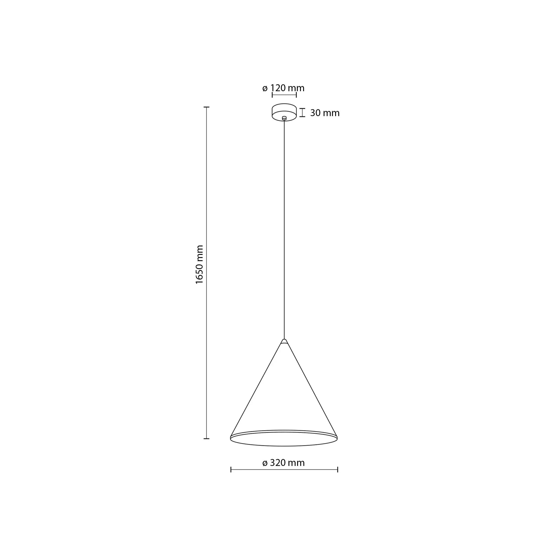 CONO Modern Minimalist Pendant Light L LumoCrafts