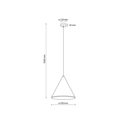 CONO Modern Minimalist Pendant Light L LumoCrafts