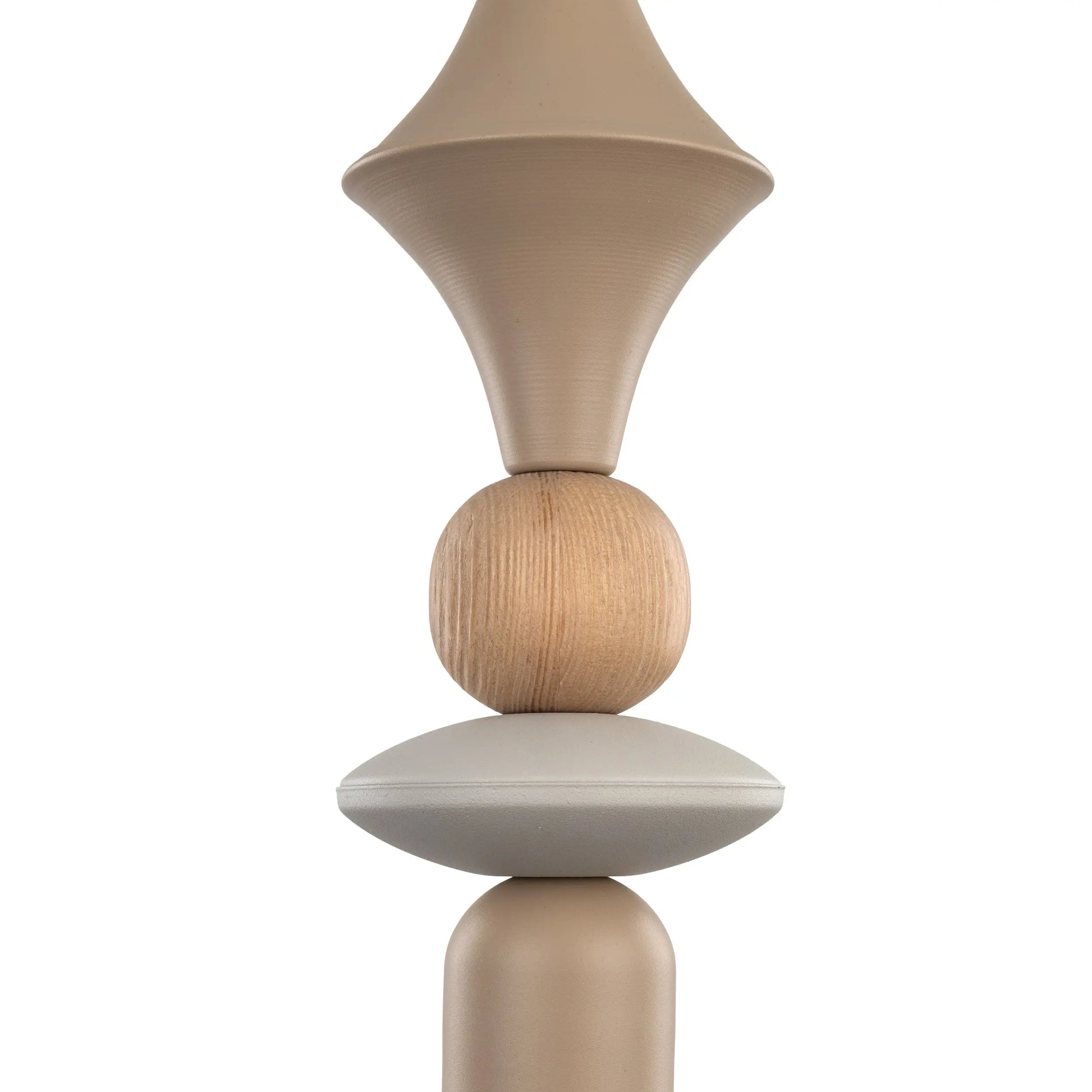 TOWER Beige Scandinavian Pendant Lamp LumoCrafts