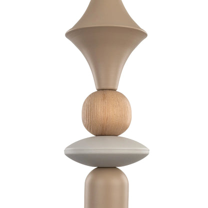 TOWER Beige Scandinavian Pendant Lamp LumoCrafts