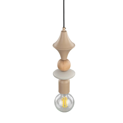 TOWER Beige Scandinavian Pendant Lamp LumoCrafts