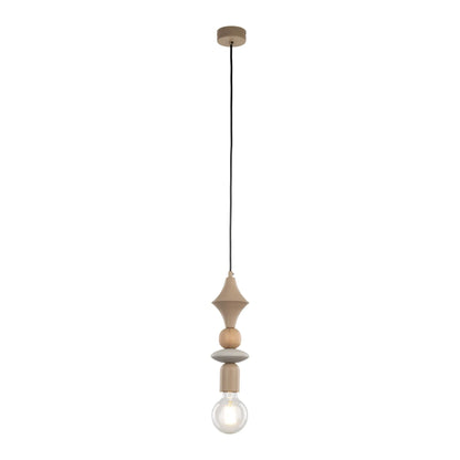 TOWER Beige Scandinavian Pendant Lamp LumoCrafts