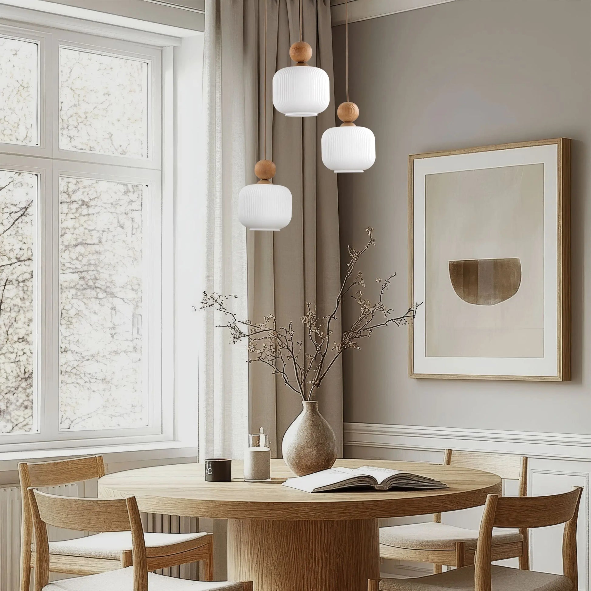 Ballo Scandinavian Pendant Light 3 LumoCrafts