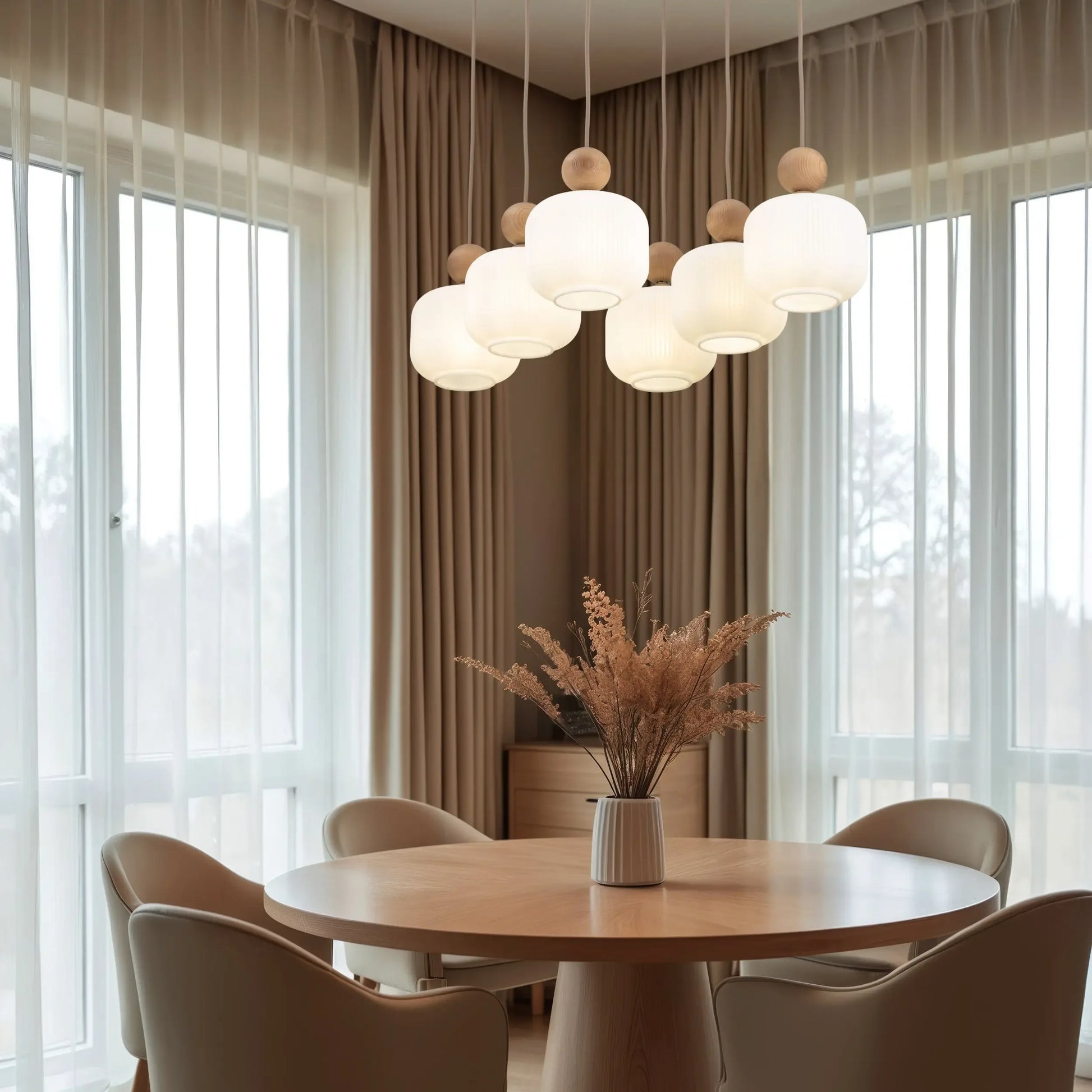 Ballo Scandinavian Pendant Light 6 LumoCrafts
