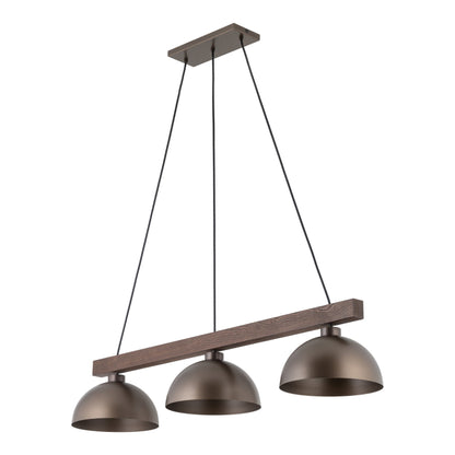 OSLO Brown Scandinavian Pendant Light 3