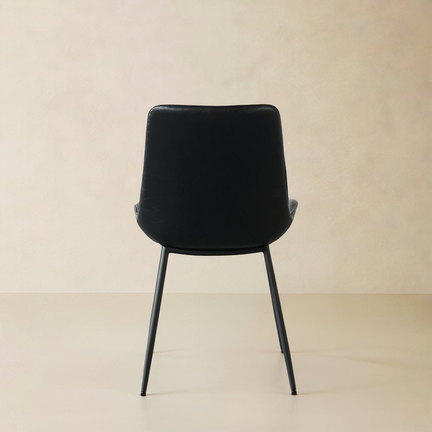 CASSIA Leather Chair, Black