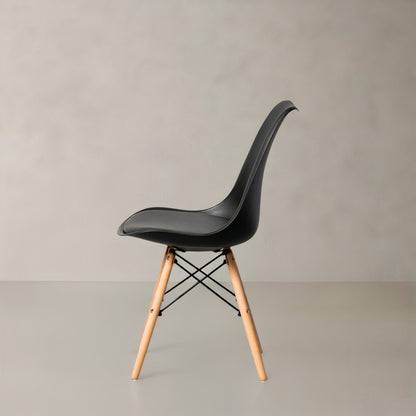 PARIS Plastic Chair, Black