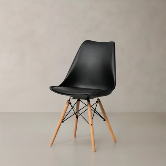 PARIS Plastic Chair, Black