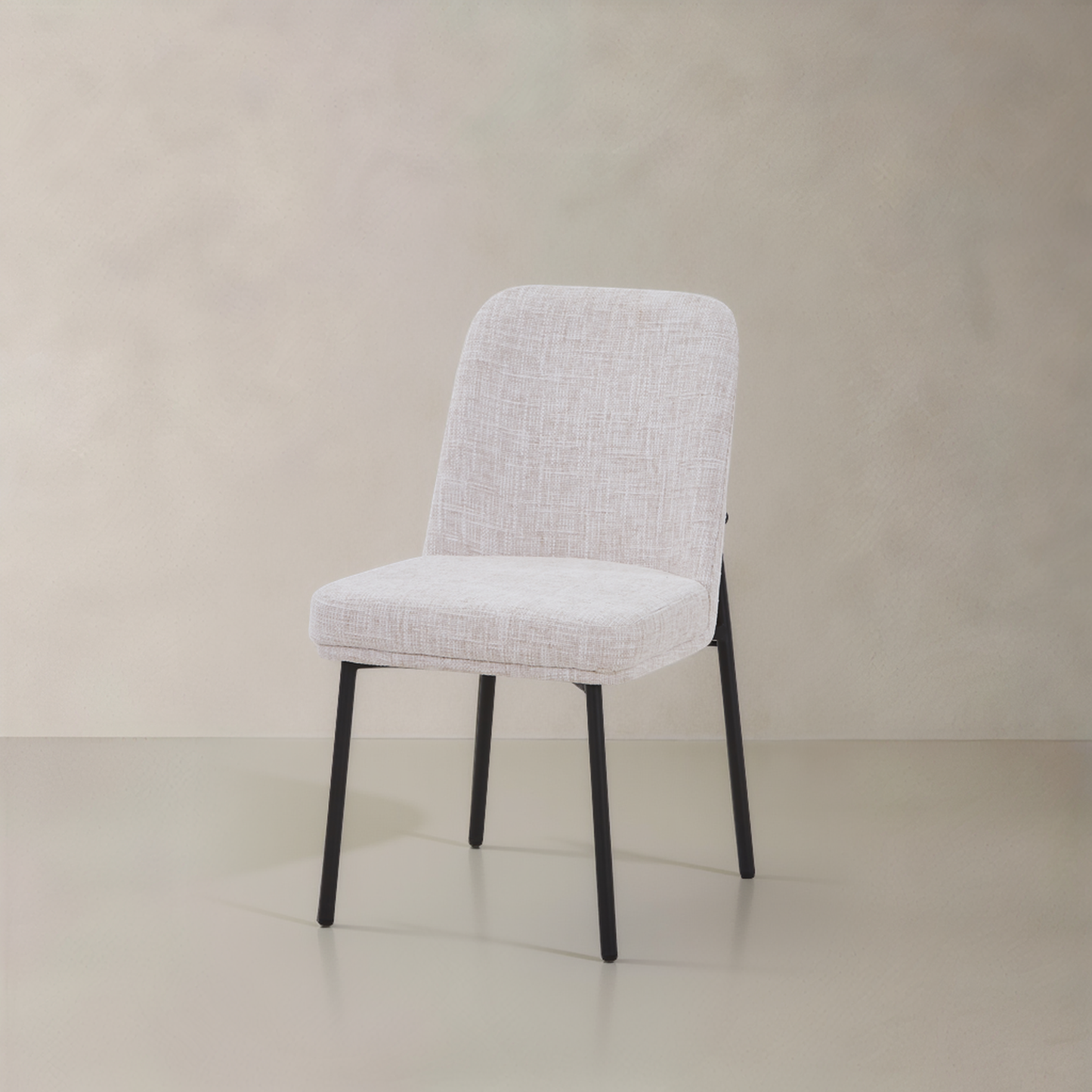OLIVIA Fabric Dining Chair, Cream