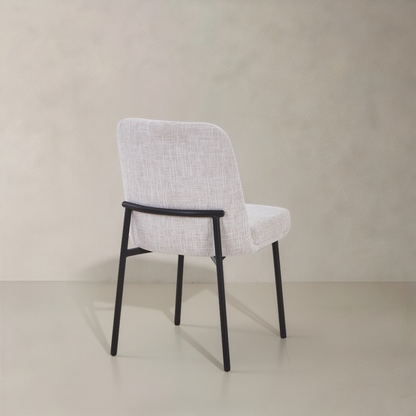 OLIVIA Fabric Dining Chair, Cream