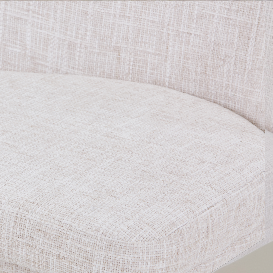 OLIVIA Fabric Dining Chair, Cream