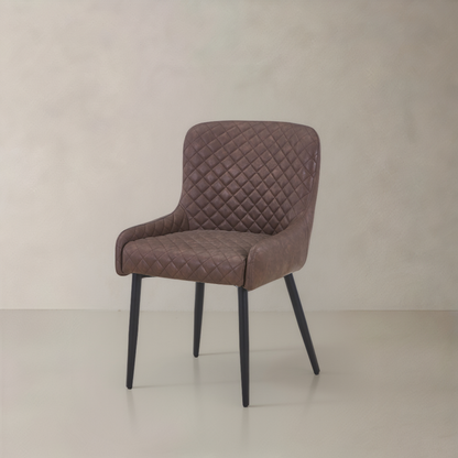 VICTOR Leather Armchair, Brown