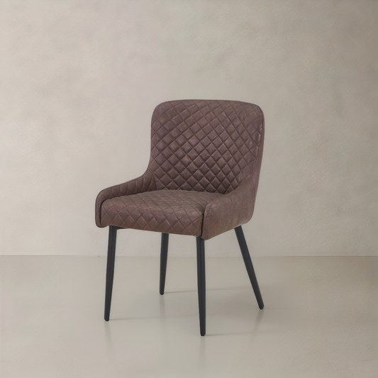 VICTOR Leather Armchair, Brown