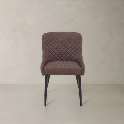 VICTOR Leather Armchair, Brown