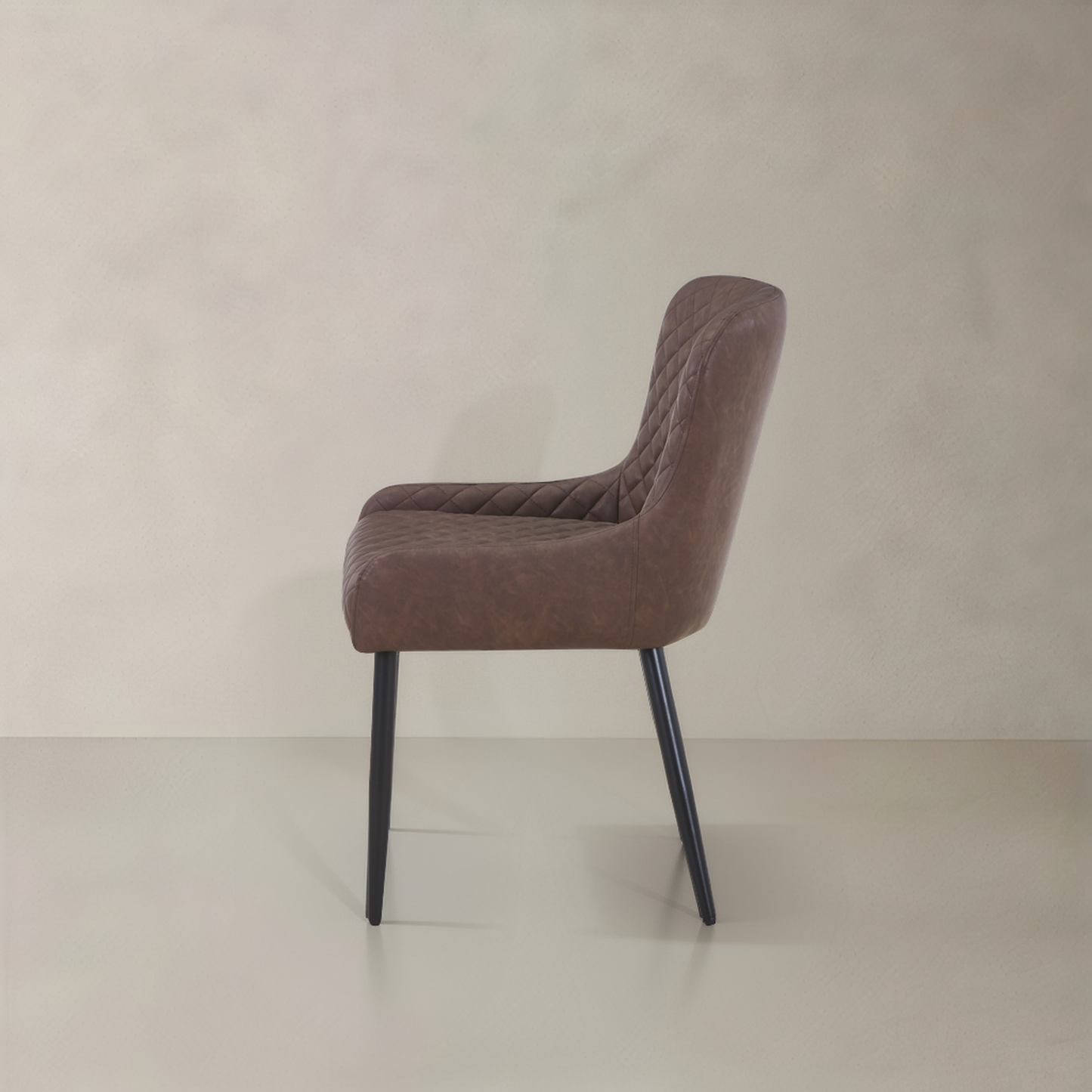 VICTOR Leather Armchair, Brown