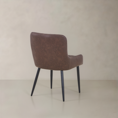 VICTOR Leather Armchair, Brown