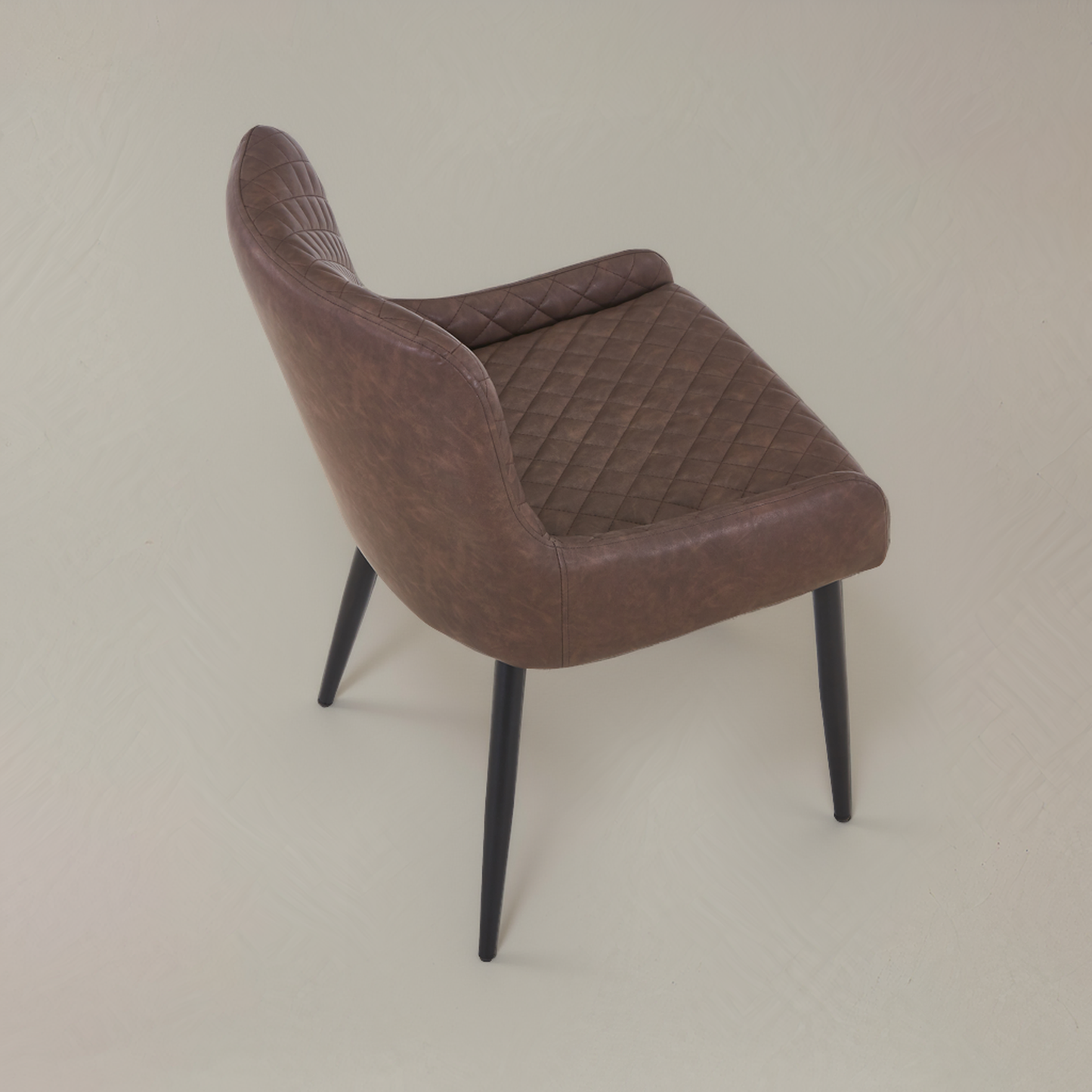 VICTOR Leather Armchair, Brown