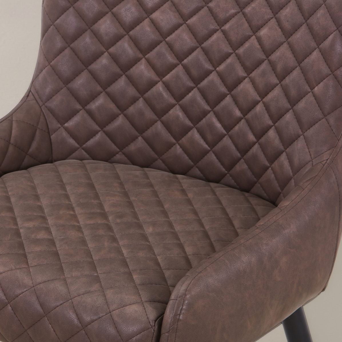 VICTOR Leather Armchair, Brown