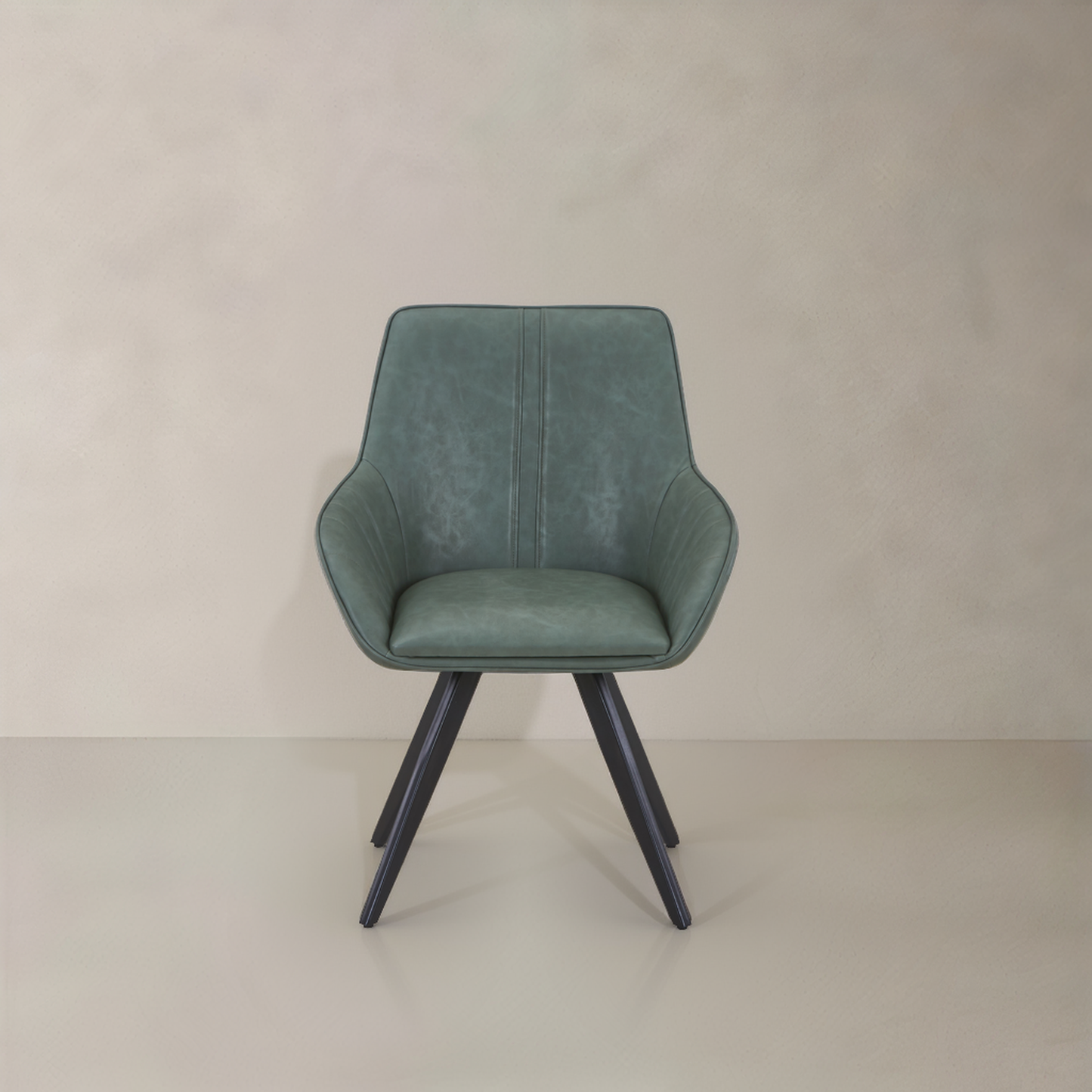 NORA Leather Armchair, Green