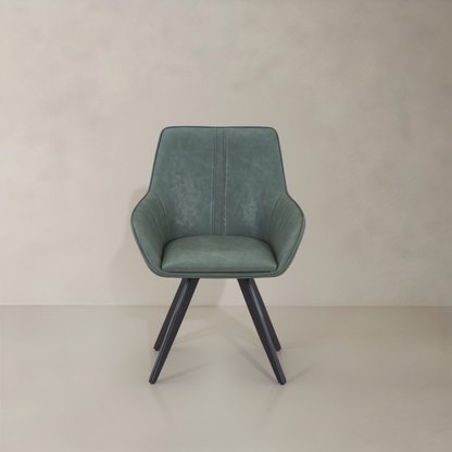 NORA Leather Armchair, Green