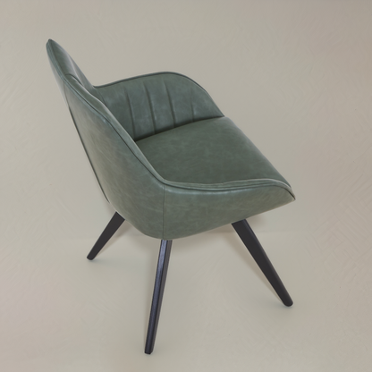 NORA Leather Armchair, Green