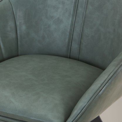 NORA Leather Armchair, Green