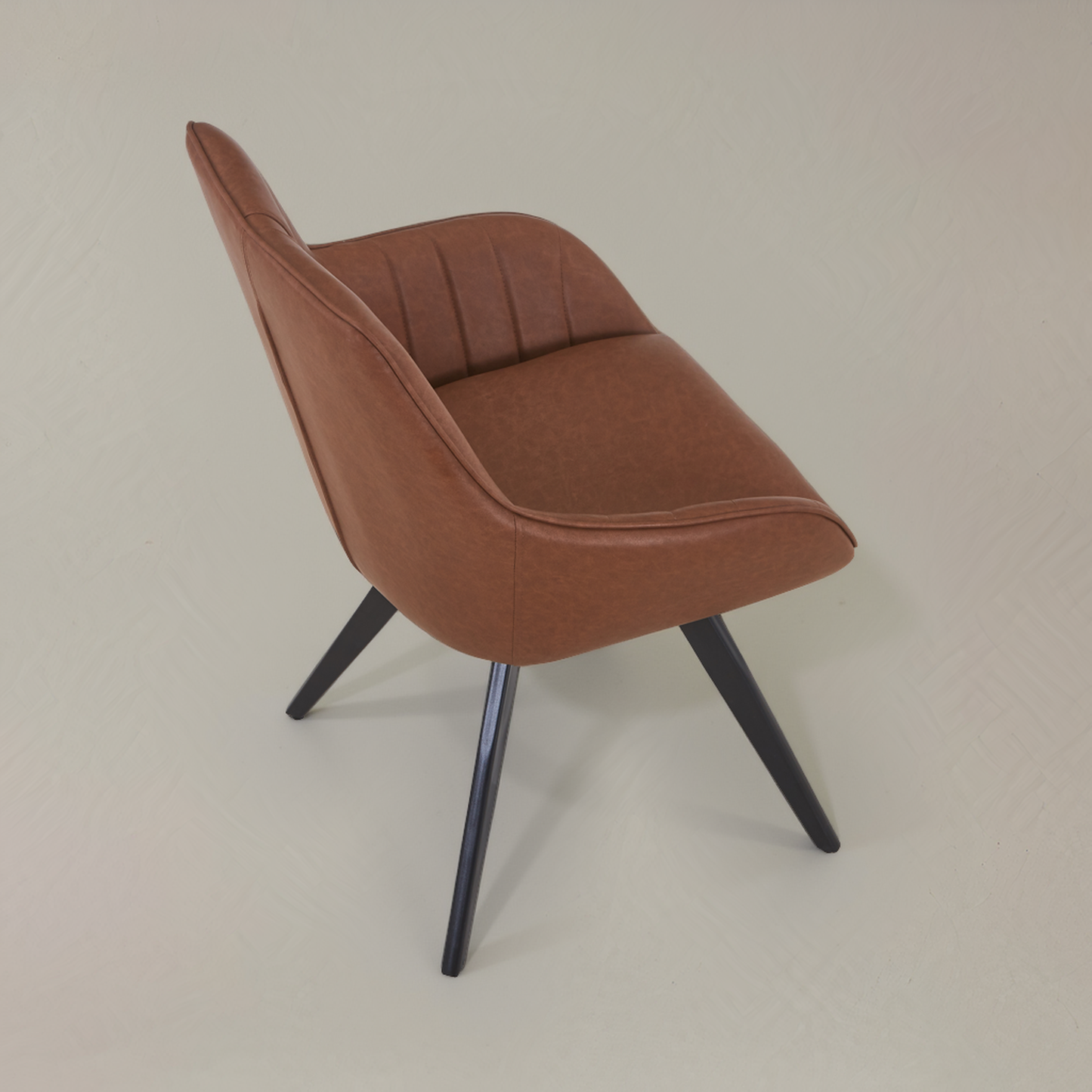 NORA Leather Armchair, Brown