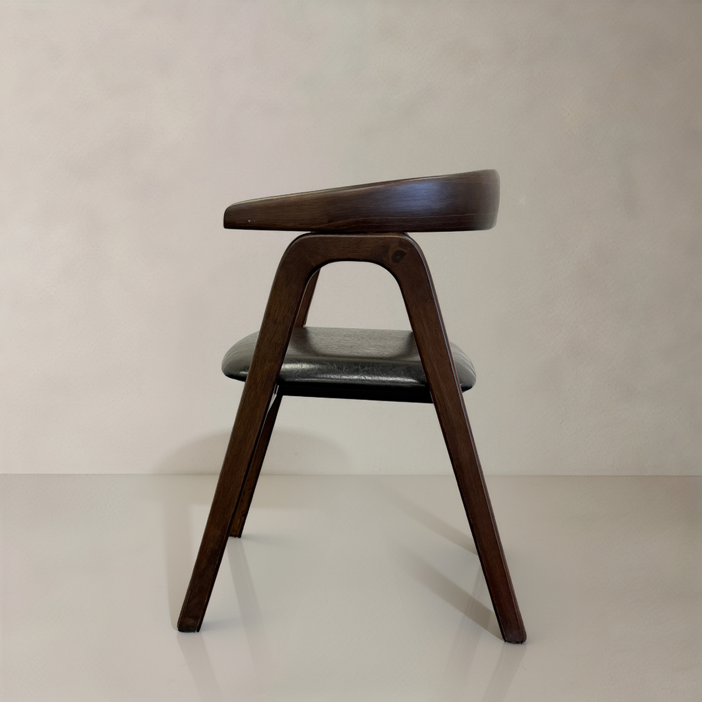 ELLIPSE Solid Wood Dining Chair, Black