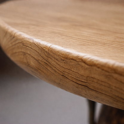 Monroe 19.7" Solid Teak Root Side Table