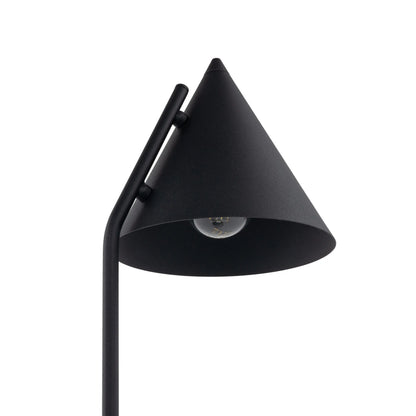 CONO Black Modern Minimalist Night Lamp LumoCrafts