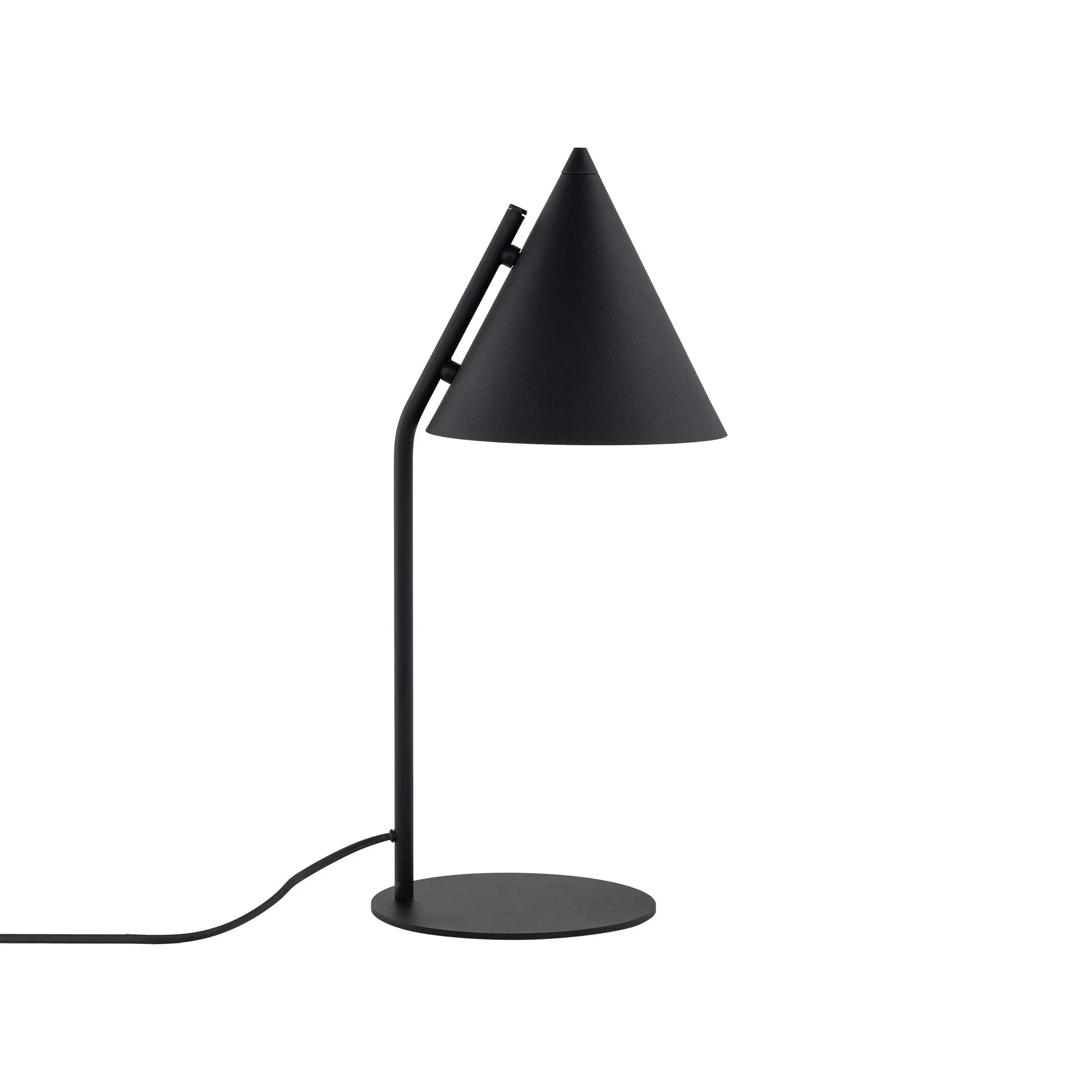 CONO Black Modern Minimalist Night Lamp LumoCrafts