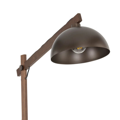 OSLO Brown Scandinavian Floor Lamp LumoCrafts