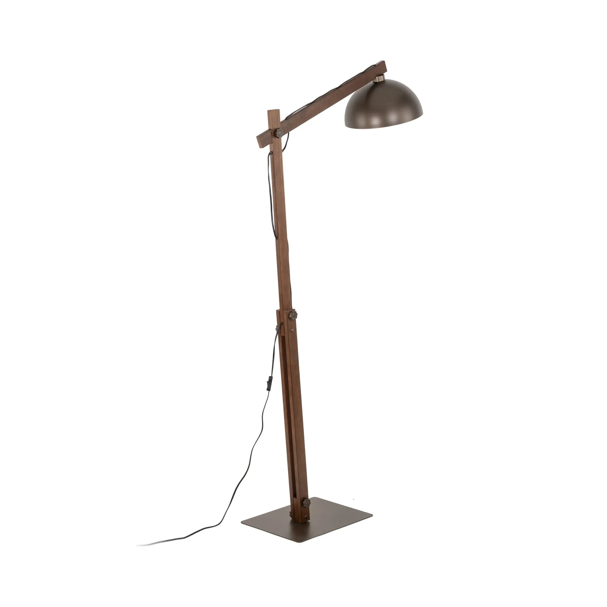 OSLO Brown Scandinavian Floor Lamp LumoCrafts